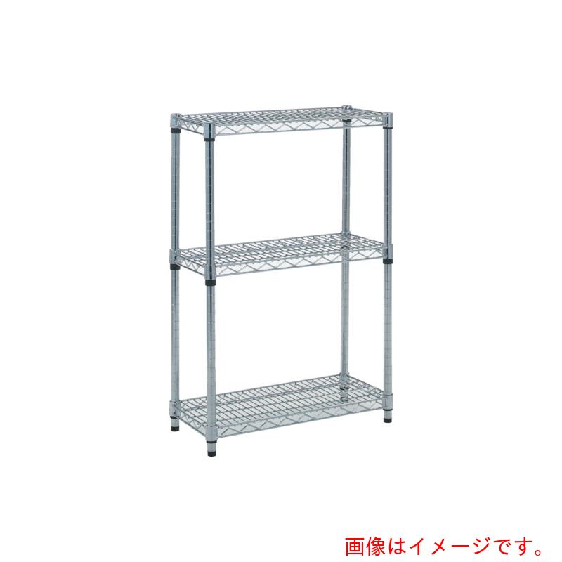 トラスコ中山（TRUSCO）　TRUSCO　スチール製メッシュラック　Ｗ６０５ＸＤ４５７ＸＨ９２３　３段　【品番：TME-3243】｜住設プロ　店