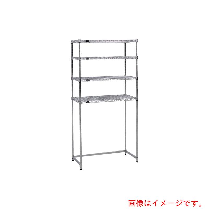 トラスコ中山(TRUSCO) TRUSCO スチール製メッシュラック下段開放型 W905XD305XH1533 棚板4枚 【品番:TMESB5334】