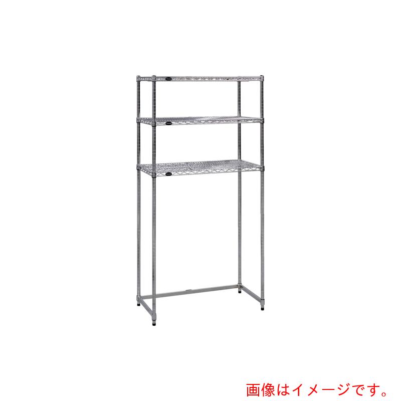 トラスコ中山（TRUSCO）　TRUSCO　　スチール製メッシュラック下段開放型　Ｗ９０５ＸＤ６０９ＸＨ１５３３　棚板３枚　【品番：TMESB5363】
