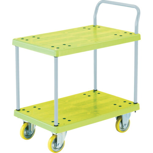 トラスコ中山（TRUSCO）　TRUSCO　帯電防止性グランカート　２段片袖　８００×５３５　均等荷重３００ｋｇ　【品番：TP-E804】