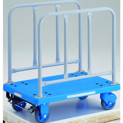 トラスコ中山（TRUSCO）　TRUSCO　グランカートサイレント　サイドハンドル　８００Ｘ５３５　ストッパー付　【品番：TPX-810S】