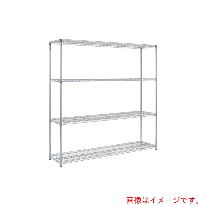 トラスコ中山(TRUSCO) TRUSCO ステンレス製メッシュラック H1838XW905XD609 4段 【品番:TSM-6364】|住設プロ 店