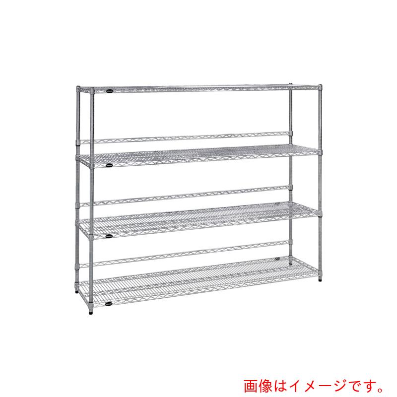 【別途貨物輸送あり】トラスコ中山（TRUSCO） TRUSCO ステンレス鋼製メッシュ仕合わせ Ｗ１８２４ＸＤ４５７ＸＨ１５３３ ４段  うしろ側赤ちょうちん付 【品番：TSMBB5644】