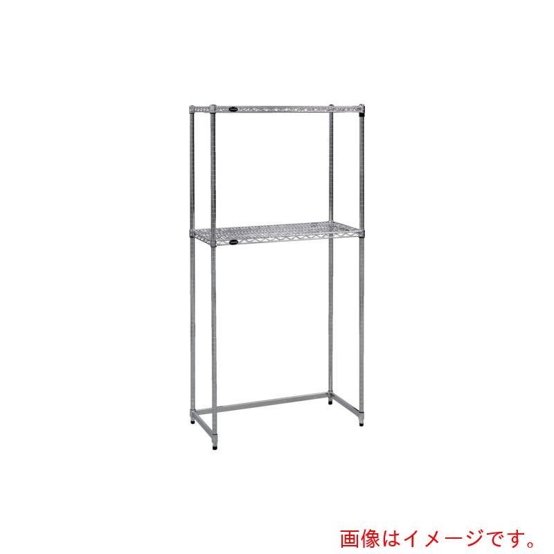 トラスコ中山(TRUSCO) TRUSCO ステンレス製メッシュラック下段開放型 W1205XD457XH1838 棚板2枚 【品番:TSMSB6442】|住設プロ 店