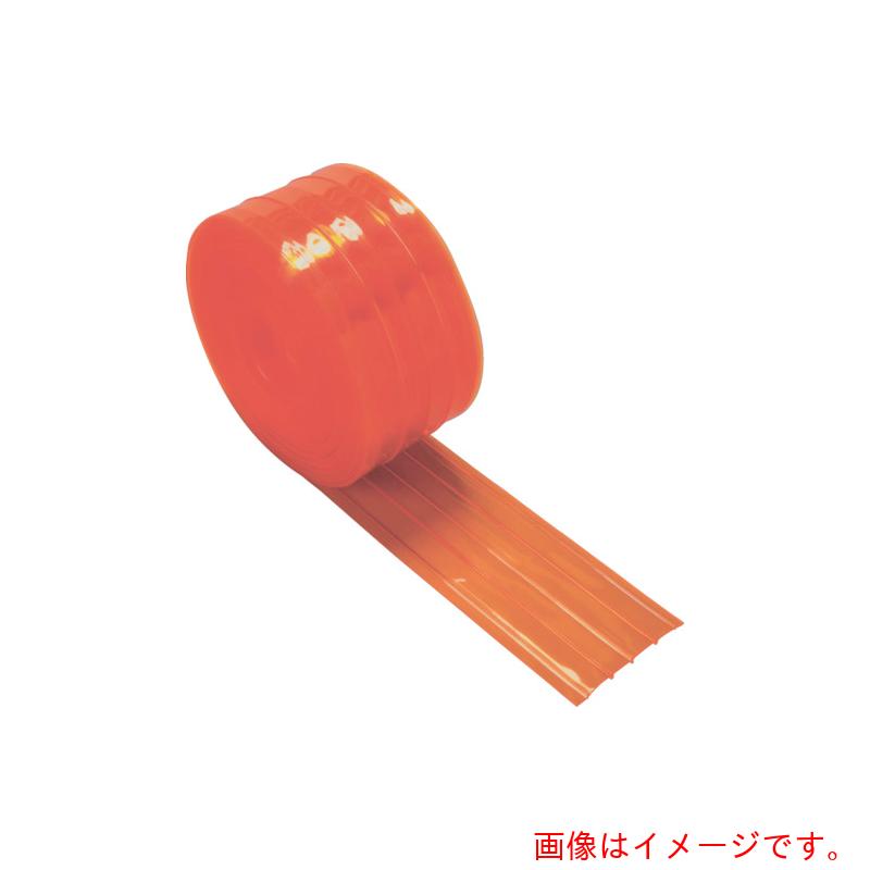 【別途貨物輸送あり】トラスコ中山（TRUSCO） TRUSCO ストリップショー型肋筋付き添い人中仕切り居敷き 殺虫剤オレンジ色３Ｘ３００Ｘ３０Ｍ 【品番：TSRBO-330-30】
