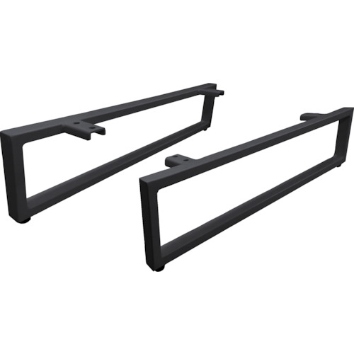 トラスコ中山（TRUSCO）　TRUSCO　スクエアテーブル用脚部　５８０&times;１３０　ブラック　【品番：TSREG-BK】｜住設プロ　店