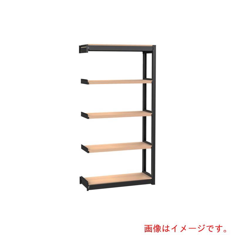 【別途送料あり】トラスコ中山(TRUSCO) TRUSCO TSUG型スチール軽量ボルトレス棚 連結タイプ 木製棚板ベージュオーク 5段仕様 高さ1800mm 間口900mm 奥行300mm 【品番:TSUG100-63K5B-BOBK】|住設プロ 店