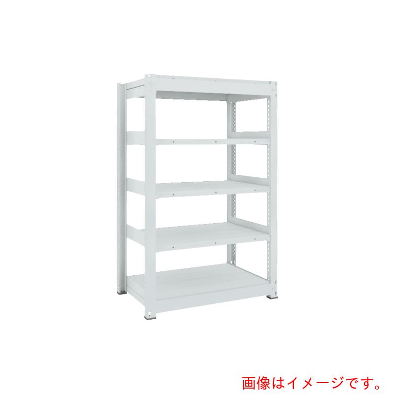 【別途貨物輸送あり】トラスコ中山（TRUSCO） TRUSCO ＴＵＧ型中量雄捻子受け答え棚 ４５０ｋｇ 単体型 １８５５×６２６×Ｈ１５００ ５段 【品番：TUG450-56L-5】