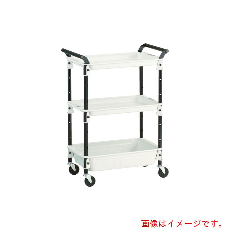 トラスコ中山（TRUSCO）　TRUSCO　ツールワゴンロイヤル５８６&times;３２０&times;８３３深１浅２　ホワイト　【品番：TWR-421-W】｜住設プロ　店 16,370円