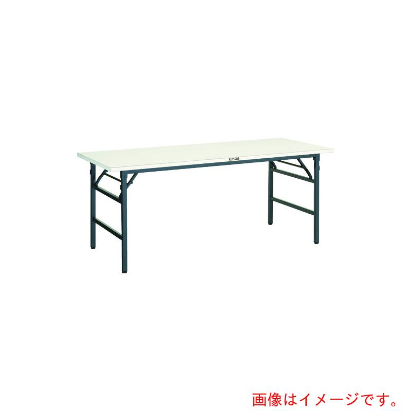 【別途送料あり】トラスコ中山(TRUSCO) TRUSCO UFL型折畳型作業台 1800X750XH740 DG色 【品番:UFL-1875ADG】|住設プロ 店