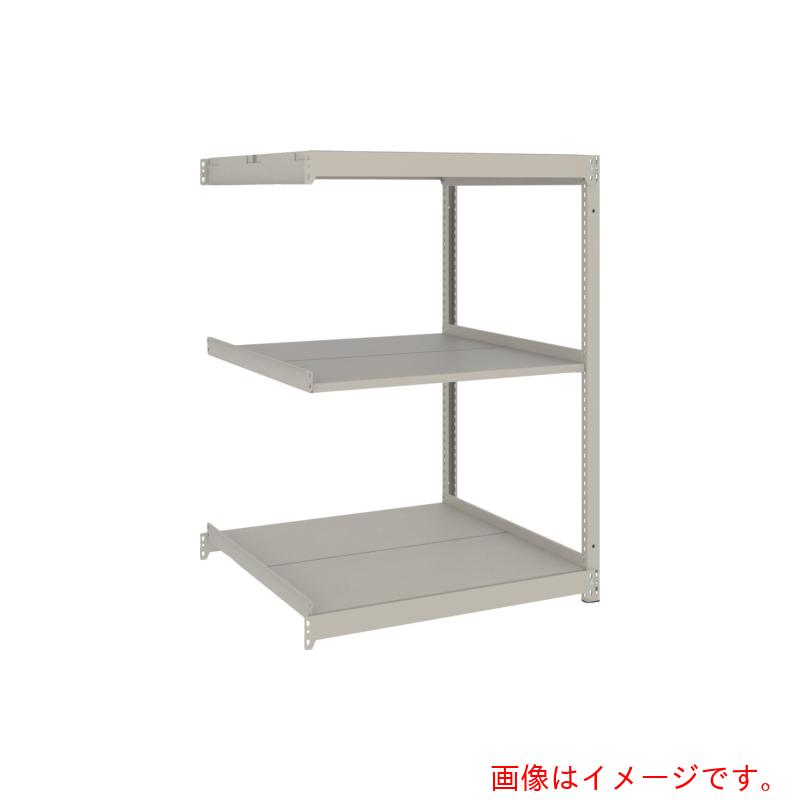 トラスコ中山（TRUSCO）　TRUSCO　スチールラック　薄板ラック（棚板分割タイプ、耐荷重１００Ｋｇ）９００&times;５９５&times;Ｈ１５００　３段連結　　ネオグレー　【品番：UL5363B】｜住設プロ　店