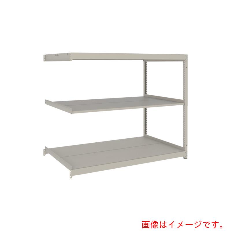 【別途送料あり】トラスコ中山（TRUSCO）　TRUSCO　スチールラック　薄板ラック（棚板分割タイプ、耐荷重１００Ｋｇ）１５００×８７５×Ｈ１５００　３段連結　　ネオグレー　【品番：UL5593B】