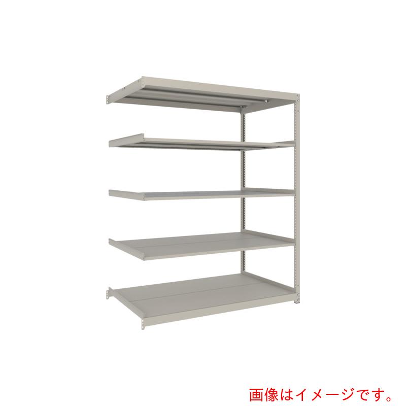 【別途送料あり】トラスコ中山（TRUSCO）　TRUSCO　スチールラック　薄板ラック（棚板分割タイプ、耐荷重１００Ｋｇ）１５００×５９５×Ｈ１８００　５段連結　　ネオグレー　【品番：UL6565B】 26,362円