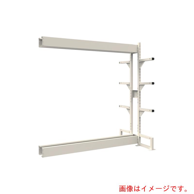 【別途送料あり】トラスコ中山(TRUSCO) TRUSCO ボルトレス長尺保管棚M1.5 複式連結1500X450XH2100 4段 【品番:VRM1.57554BW】