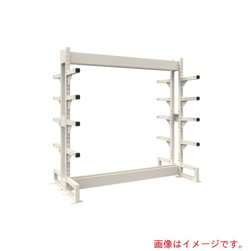 【別途送料あり】トラスコ中山(TRUSCO) TRUSCO ボルトレス長尺保管棚M1.5 複式基本1800X450XH2400 5段 【品番:VRM1.58655W】|住設プロ 店