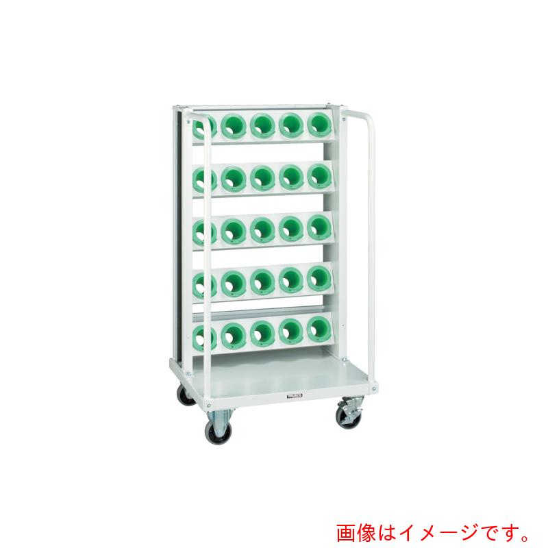 トラスコ中山（TRUSCO）　TRUSCO　ツーリングワゴン　ＢＴ・ＮＴ４０兼用　２８個収納　ロック付　ホワイト色　【品番：VTLW-47-AW】