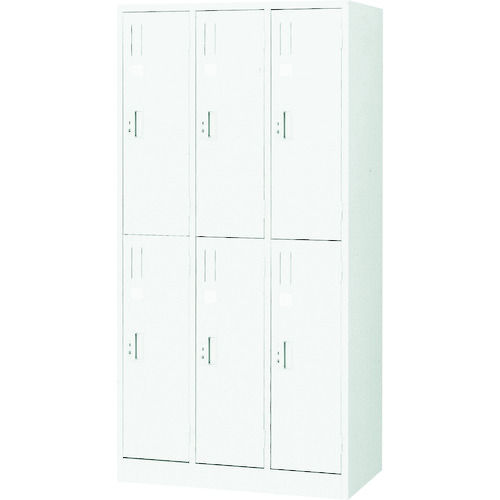 【別途送料あり】トラスコ中山(TRUSCO) TRUSCO スタンダードロッカー 6人用 900X515XH1790 W色 【品番:WL67】|住設プロ 店