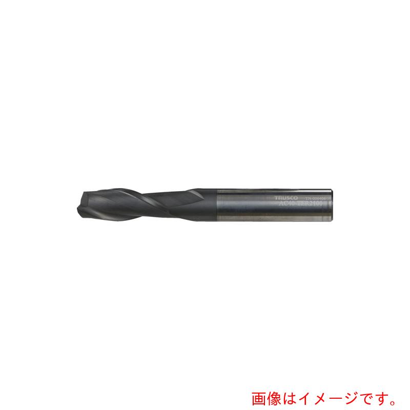 【メール便対応】トラスコ中山（TRUSCO）　超硬スクエアエンドミル（２枚刃・２．５Ｄ・ギャッシュランド付）１６．０　【品番：AC40-TER2160】