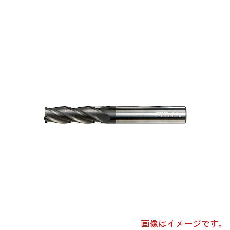 【メール便対応】トラスコ中山（TRUSCO）　超硬スクエアエンドミル（４枚刃・３Ｄ・ギャッシュランド付）１０．０　【品番：AC40-TEL4100】