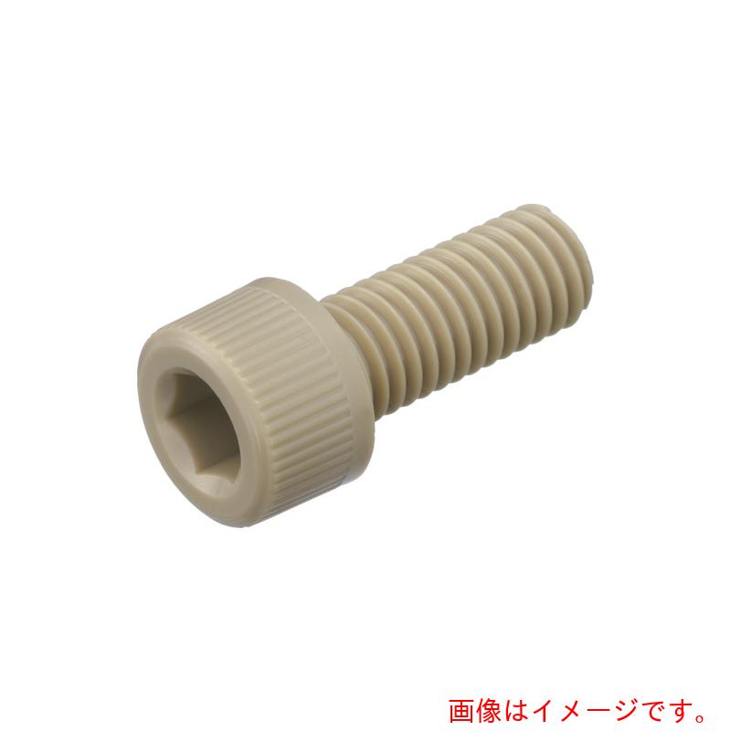 【メール便対応】トラスコ中山（TRUSCO） ポリエーテルエーテルケトン（ＰＥＥＫ）六角穴付ボルト Ｍ５Ｘ２５ ５０本入 【品番：BPEEK-CBM5X25】