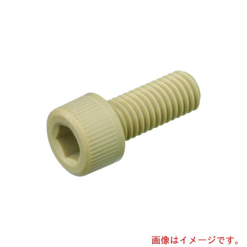 【電子メイル便相応う】トラスコ中山（TRUSCO） ポリフェニレンサルファイド（ＰＰＳ） 六角穴付雄螺旋 Ｍ６Ｘ１０ ５０本入 【品番：BPPS-CBM6X10】