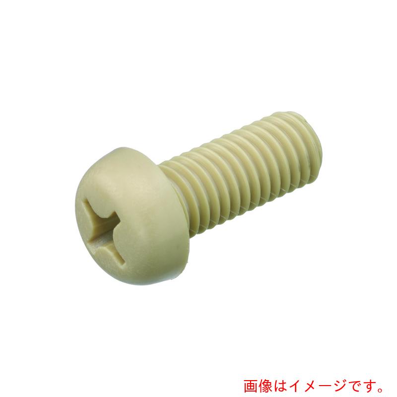 【メール便対応】トラスコ中山(TRUSCO) ポリフェニレンサルファイド(PPS) 十字穴付ナベ小ネジ M6X12 50本入 【品番:BPPS-PHM6X12】