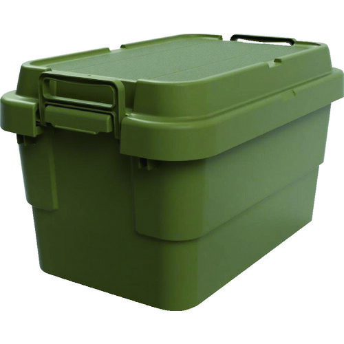 トラスコ中山（TRUSCO）　トランクカーゴ　フラット天板仕様　５０Ｌ　ОＤ色　【品番：ODCF-50】