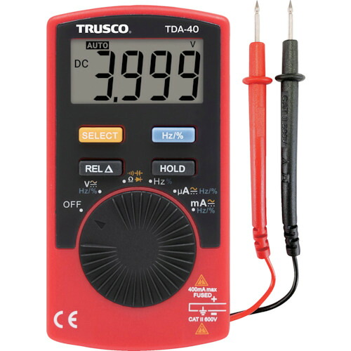 【メール便対応】トラスコ中山（TRUSCO）　デジタルカードマルチメータ　【品番：TDA-40】