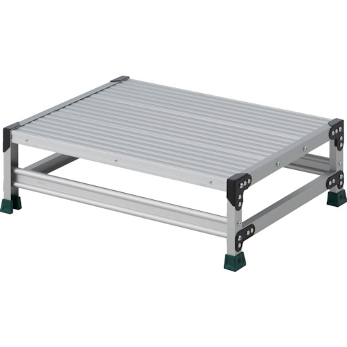 トラスコ中山(TRUSCO) 作業用踏台 1段 高さ0.25m 天板800×600 【品番:TSF-18625】|住設プロ 店