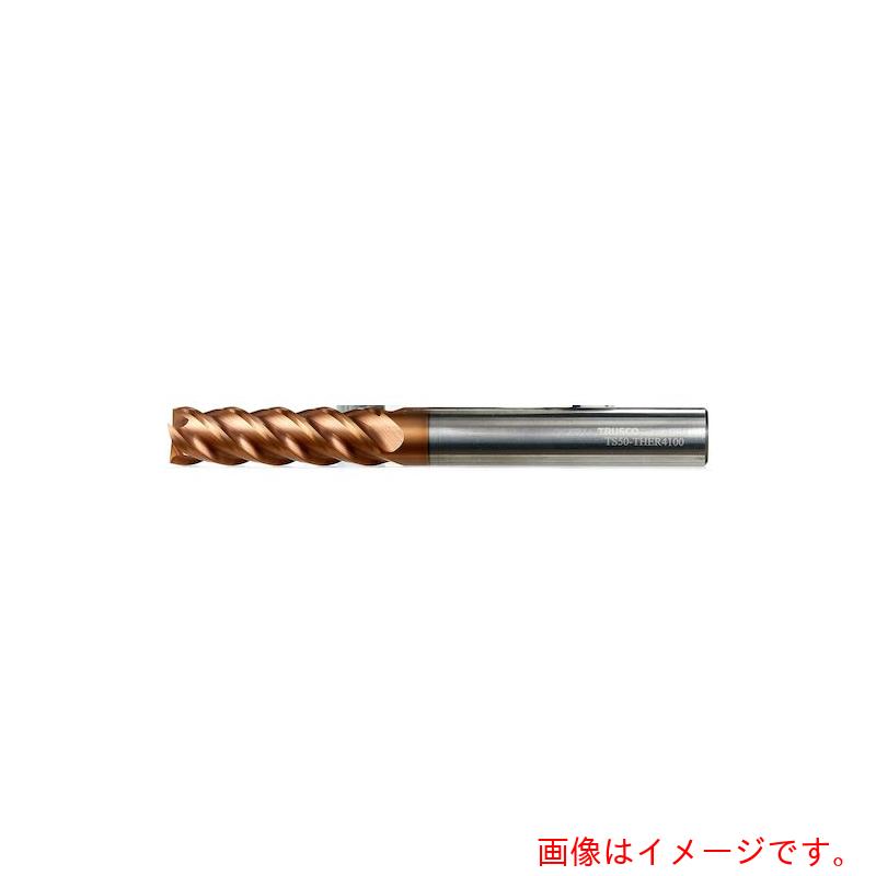 【メール便対応】トラスコ中山（TRUSCO）　超硬ハイヘリカルスクエアエンドミル（４枚刃・ギャッシュランド付）１６．０　【品番：TS50-THER4160】