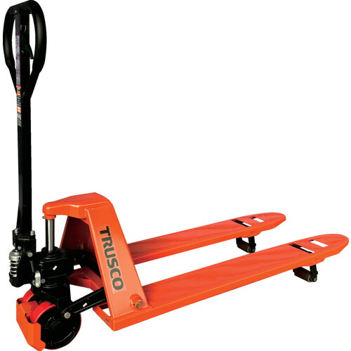 【別途送料あり】トラスコ中山（TRUSCO）　ハンドパレットトラック　１．５ｔ用　Ｌ１１５０ＸＷ５４０　低床式　ステアリングホイールカバー付き　【品番：THP-15-511-CV】