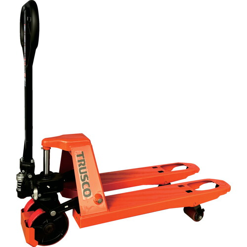 【別途送料あり】トラスコ中山(TRUSCO) ハンドパレットトラック 2t用 L850XW450 ステアリングホイールカバー付き 【品番:THP-20-48-CV】|住設プロ 店