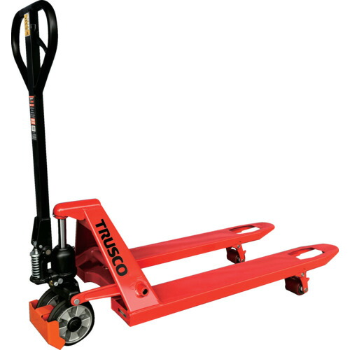 【別途貨物輸送あり】トラスコ中山（TRUSCO） ハンドパレットトラック １．５ｔ用 Ｌ１２２０ＸＷ６８５ 軽さ型 ステアリングホイールカバー付き添い人 【品番：THPT15-122-68S-CV】