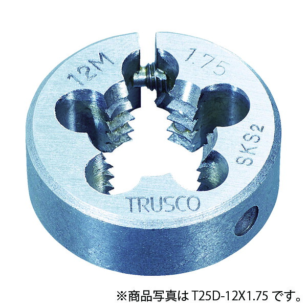 トラスコ中山（TRUSCO） 丸ダイス型 SKS 所せまい 38径 16×1.5 【品番：T38D-16X1.5】