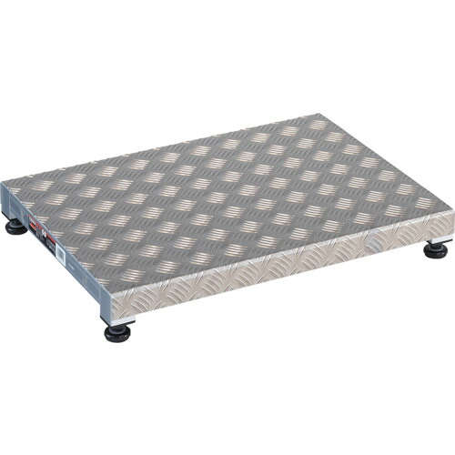 トラスコ中山(TRUSCO) 低床用アルミ製ステップ 600×450×H90~120 【品番:TFS-0645AL】|住設プロ 店