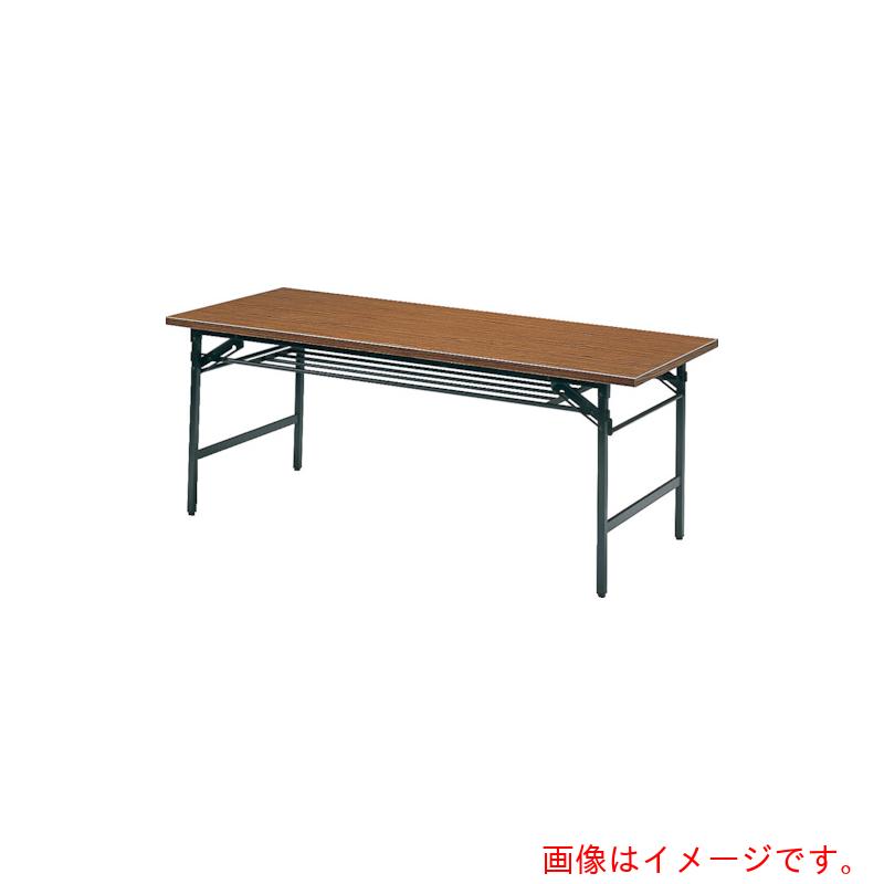 【別途送料あり】トラスコ中山（TRUSCO）　TRUSCO　折りたたみ会議テーブル　１５００Ｘ９００ＸＨ７００　チーク　【品番：1590】