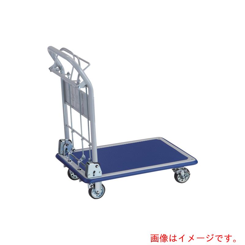 トラスコ中山（TRUSCO） TRUSCO 押し付ける製手押し車 ドンキーカート 折畳 ８１０×５１０ お手々式 いの一番式４輪ストッパー付 制動うち切り付 【品番：201NJKHB4S】