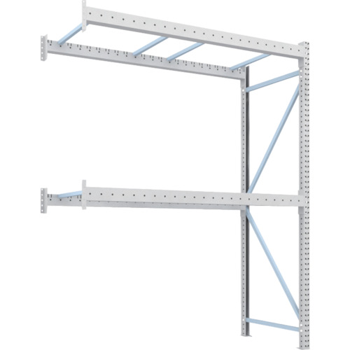 【別途送料あり】トラスコ中山（TRUSCO）　TRUSCO　パレットラック２トン用２３００Ｘ１０００ＸＨ３０００　２段　連結　【品番：2D-30B23-10-2B】｜住設プロ　店