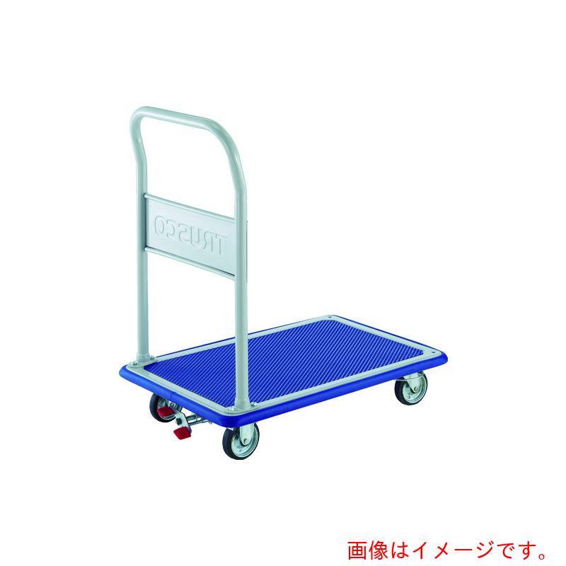 トラスコ中山（TRUSCO）　TRUSCO　プレス製台車　ドンキーカート　固定　４輪リングストッパー付　【品番：302NJKRS-4】｜住設プロ　店