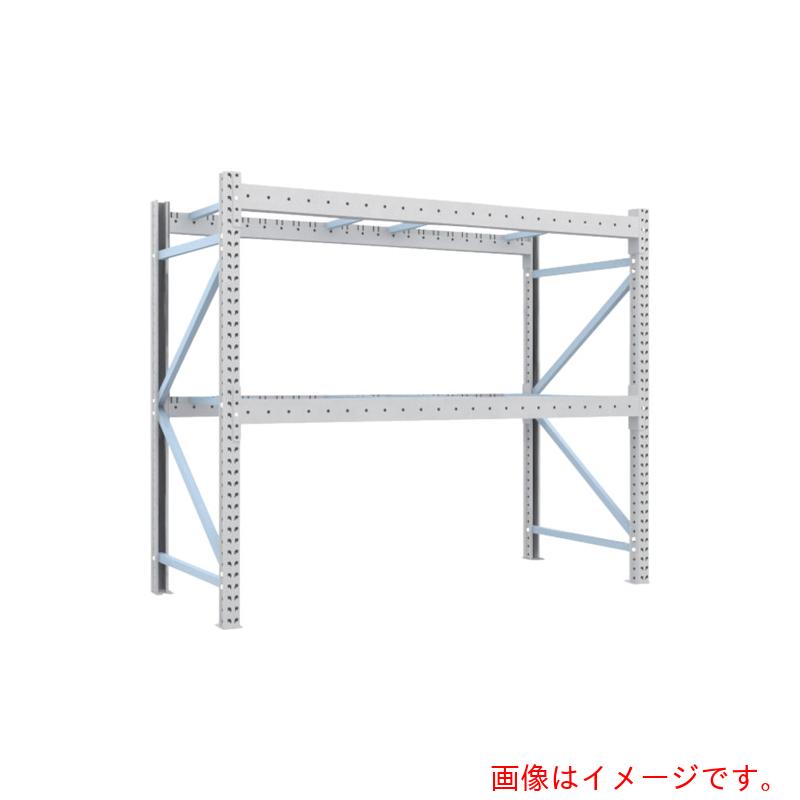 【別途送料あり】トラスコ中山（TRUSCO） TRUSCO 重量パレットラック３トン ２３００Ｘ１０００ＸＨ２０００ ２段 単体 【品番：3D-20B23-10-2】