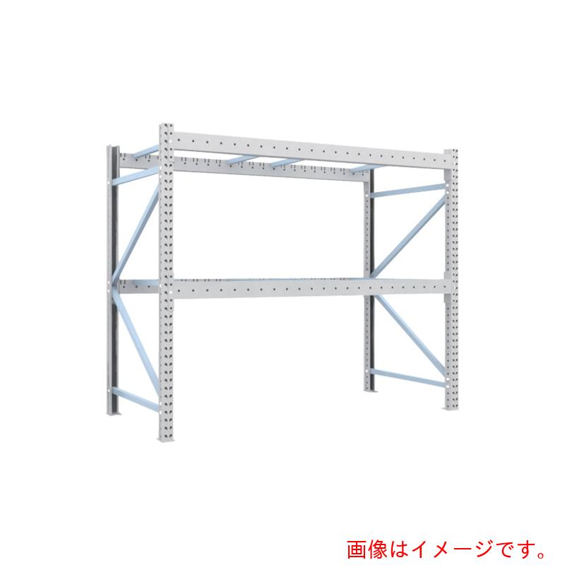 【別途送料あり】トラスコ中山（TRUSCO）　TRUSCO　重量パレットラック３トン　２５００Ｘ９００ＸＨ２０００　２段　単体　【品番：3D-20B25-09-2】