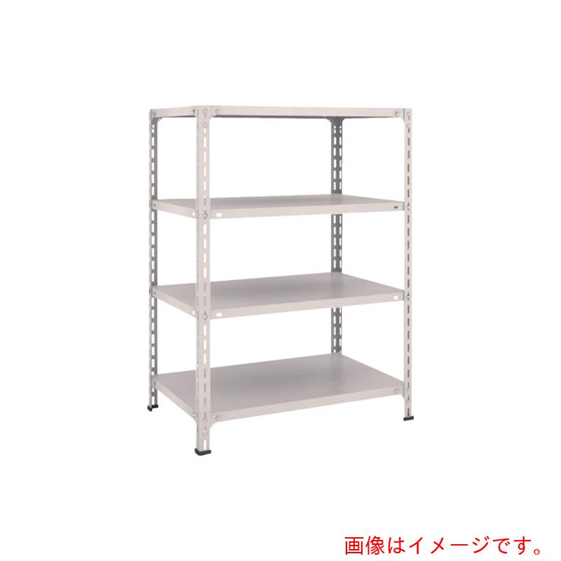 トラスコ中山（TRUSCO）　TRUSCO　スチールラック　軽量棚開放型　Ｗ８７５ＸＤ６００ＸＨ１２００　４段　ネオグレー　【品番：43W-14】