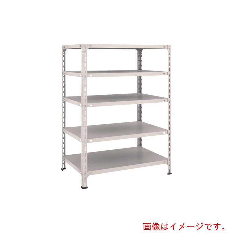 トラスコ中山（TRUSCO）　TRUSCO　スチールラック　軽量棚開放型　Ｗ８７５ＸＤ６００ＸＨ１２００　５段　ネオグレー　【品番：43W-15】
