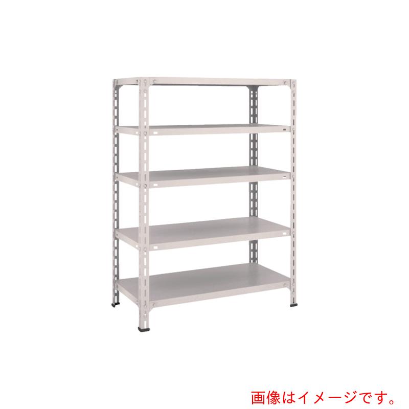 トラスコ中山（TRUSCO）　TRUSCO　スチールラック　軽量棚開放型　Ｗ８７５ＸＤ４５０ＸＨ１２００　５段　ネオグレー　【品番：43X-15】