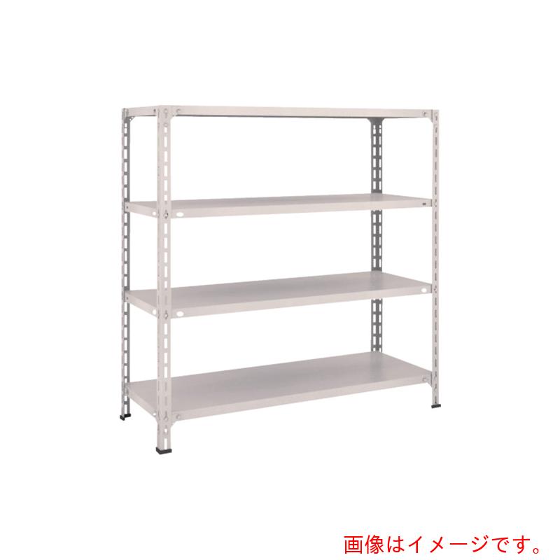 トラスコ中山（TRUSCO） TRUSCO スチールラック 軽量棚開放型 Ｗ１２００ＸＤ４５０ＸＨ１２００ ４段 ネオグレー 【品番：44X-14】