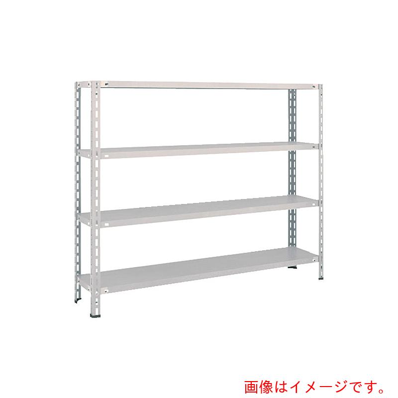 トラスコ中山（TRUSCO）　TRUSCO　スチールラック　軽量棚開放型　Ｗ１５００ＸＤ３００ＸＨ１２００　４段　ネオグレー　【品番：45V-14】 16,604円