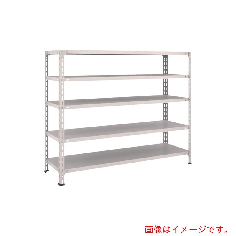 【別途貨物輸送あり】トラスコ中山（TRUSCO） TRUSCO スチール写真仕合わせ 軽さ棚開放的型 Ｗ１５００ＸＤ４５０ＸＨ１２００ ５段 ネオ薄墨色 【品番：45X-15】