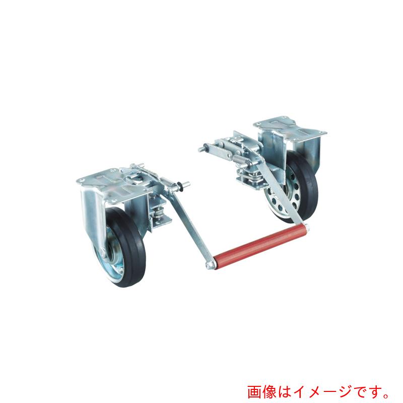 トラスコ中山（TRUSCO）　TRUSCO　プレス製台車　ドンキーカート５００番用　ブレーキ固定車輪付　【品番：500NKB】