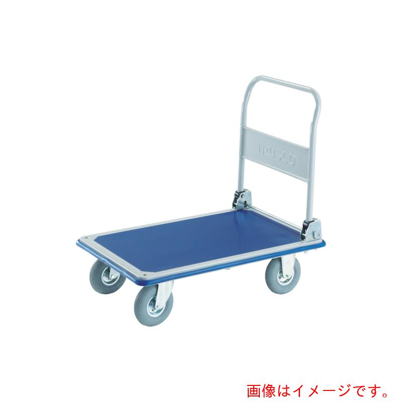 【別途送料あり】トラスコ中山（TRUSCO）　TRUSCO　プレス製台車　ドンキーカート　固定式空気入タイヤ１２２５×７７５　【品番：502NAR】