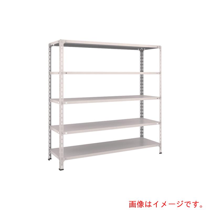 【別途貨物輸送あり】トラスコ中山（TRUSCO） TRUSCO スチール写真仕合わせ 軽さ棚開放的型 Ｗ１５００ＸＤ４５０ＸＨ１５００ ５段 ネオ薄墨色 【品番：55X-15】